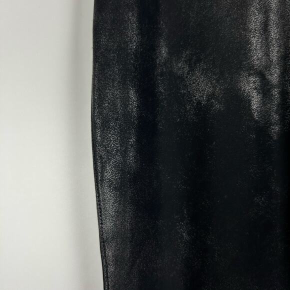 Spanx SPANXshape™ Faux Leather Leggings Black Slimming Power Waist Womens Size S - Picture 10 of 10
